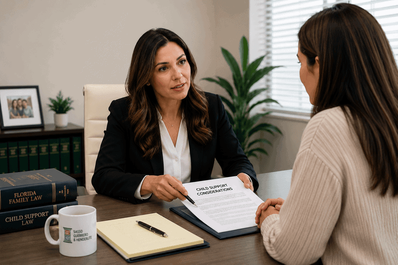 Sasso Guerrero & Henderlite Introduces Educational Guidance from a Florida Child Support Attorney